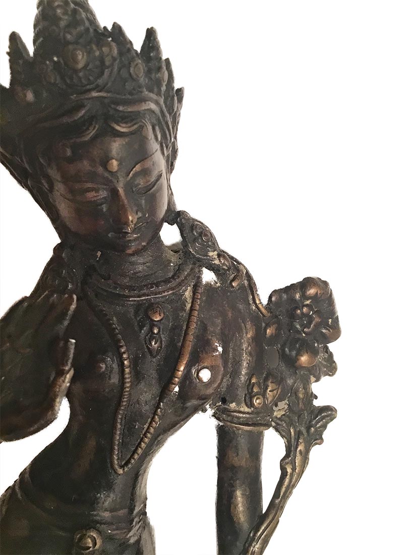 asian-statue Unknown "Asian Statue" bronze Sculpture for Sale at Sculpture Collector
