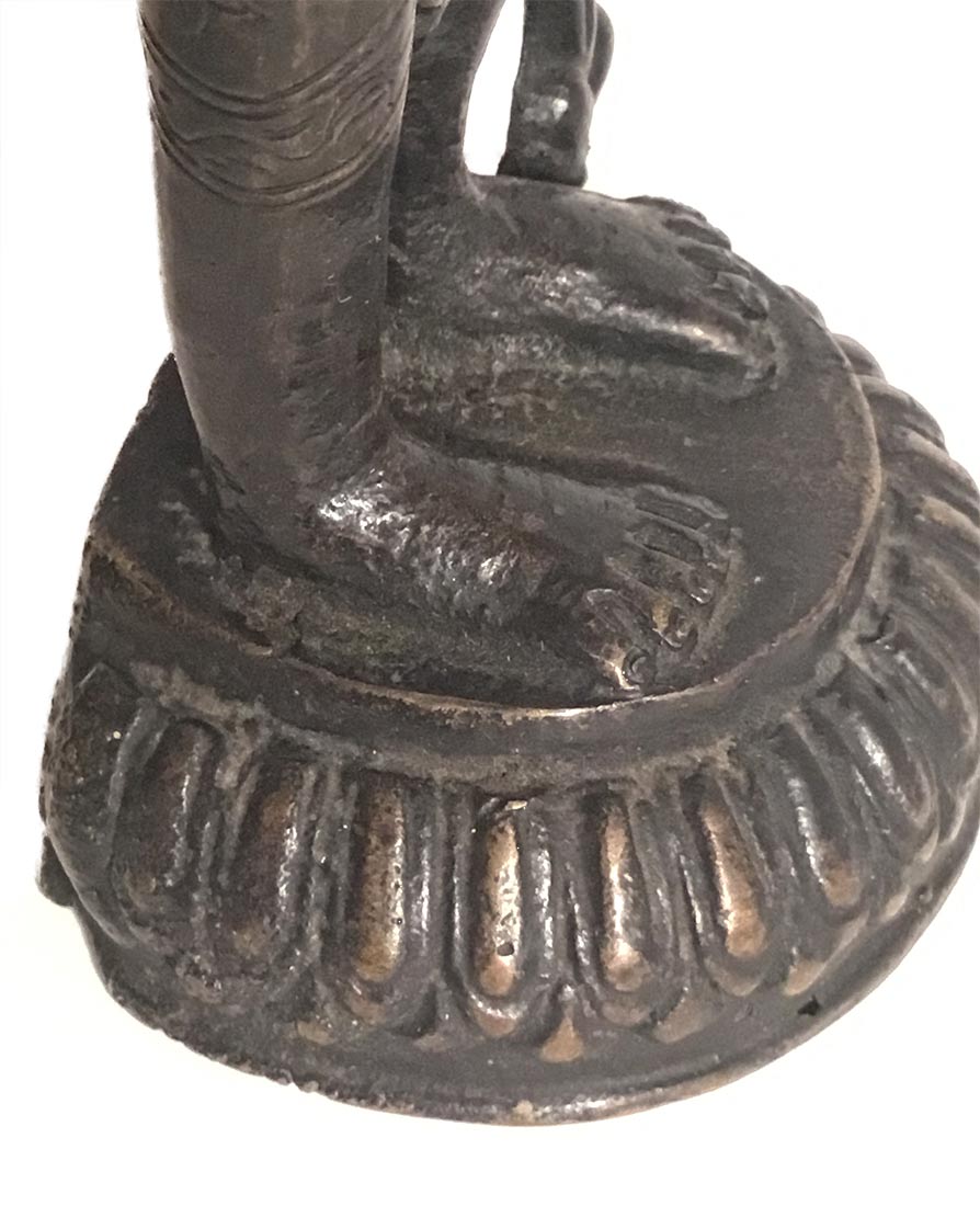 asian-statue Unknown "Asian Statue" bronze Sculpture for Sale at Sculpture Collector