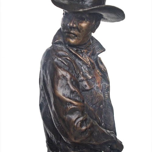 Hoolihan a Famous Limited edition bronze cowboy sculpture by Con Williams available now from Sculpture Collector