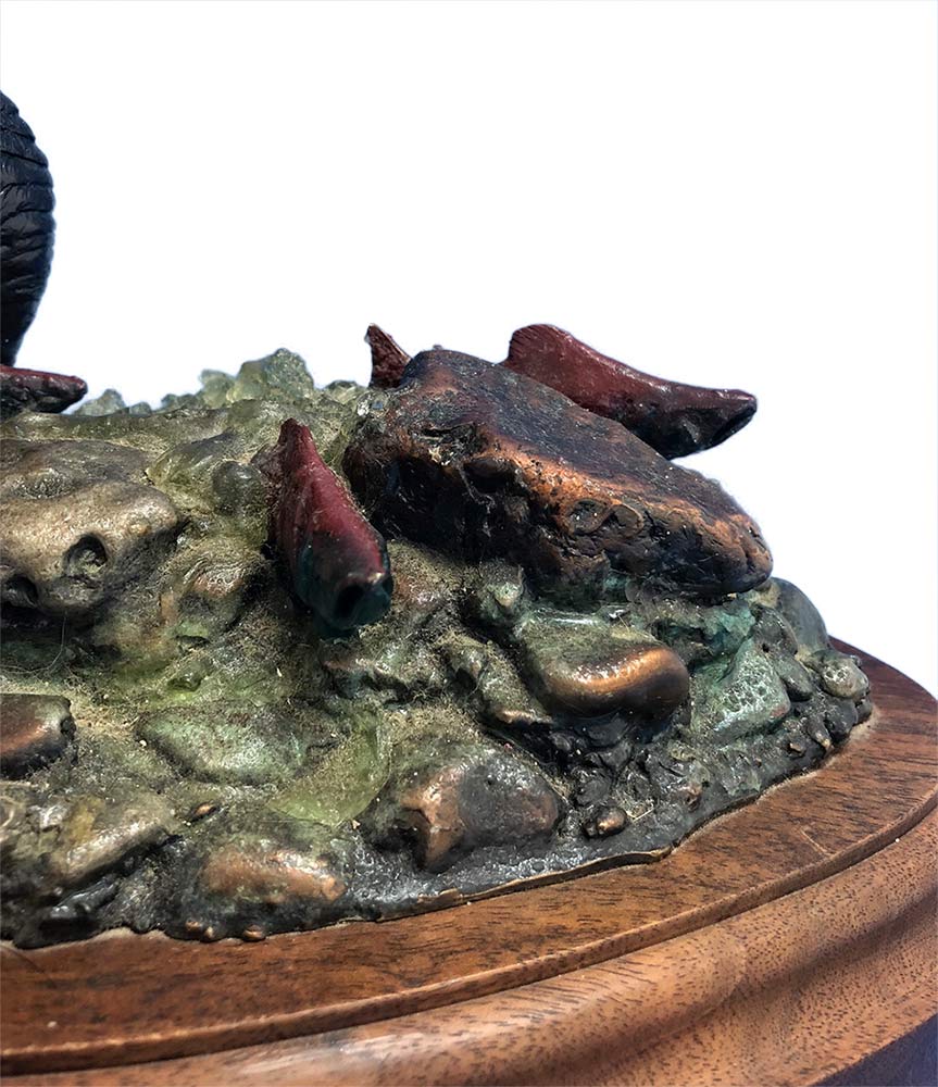 dennis-jones-wet-wild-bear4 Dennis Jones Wet N' Wild bronze Bear sculpture for sale at Sculpture Collector