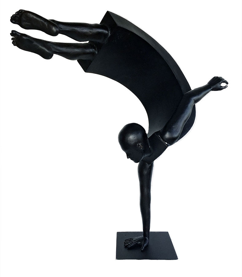 Jean-Louis Corby 'Equilbre I. (Balance 1)' bronze sculpture for sale at Sculpture Collector Jean-Louis Corby 'Equilbre I. (Balance 1)'