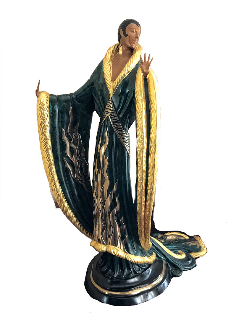 erte-femmedeluxefrt11v Femme De Luxe a bronze art deco sculpture by erte for sale at Sculpture Collector