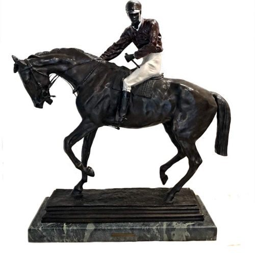 Isidore Bonheur Grande Jockey bronze sculpture for sale at Sculpture Collector