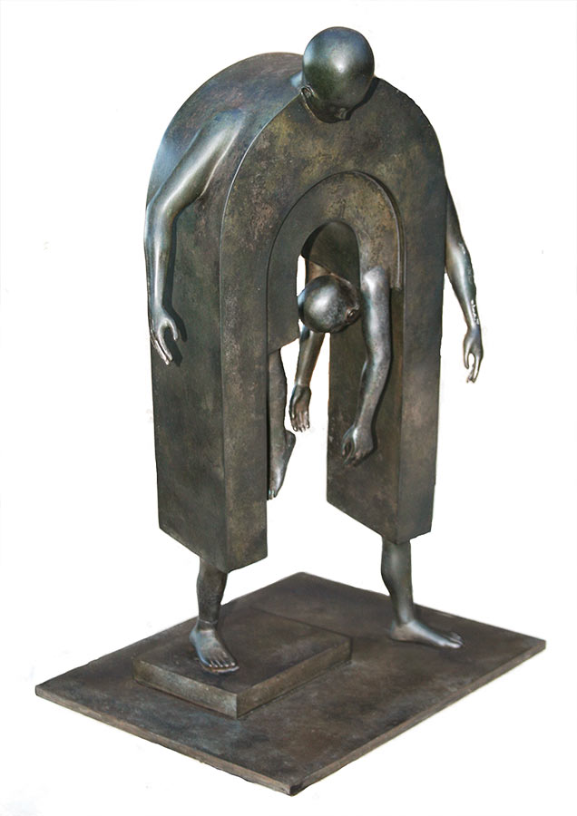 Jean-Louis Corby 'Protection' bronze sculpture for sale at Sculpture Collector Jean-Louis Corby 'Protection'