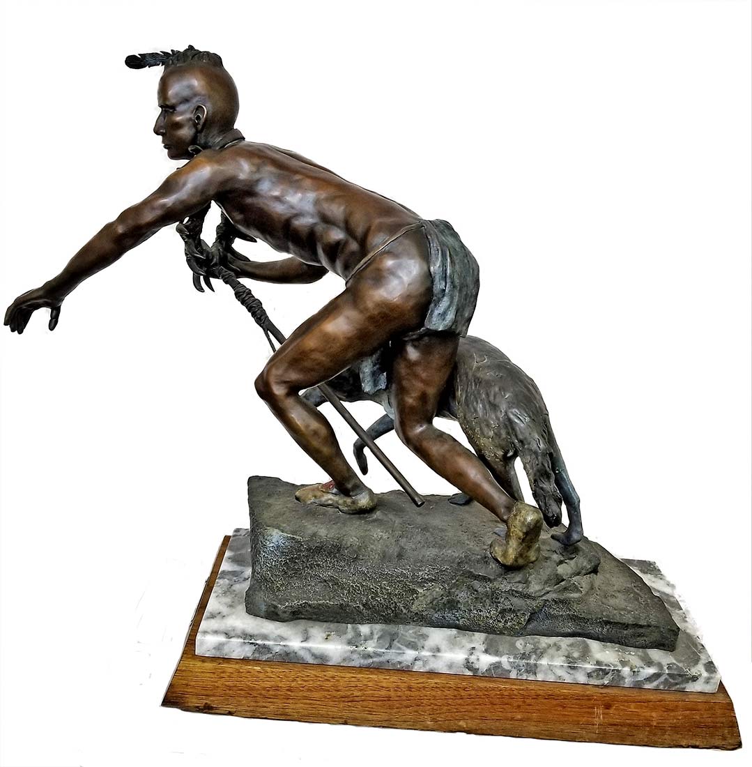 JR Eason bronze sculpture 'Mixed Blood' JR Eason bronze sculpture 'Mixed Blood'