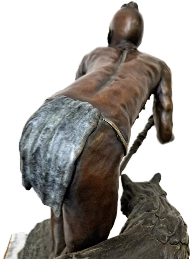 JR Eason bronze sculpture 'Mixed Blood' JR Eason bronze sculpture 'Mixed Blood'