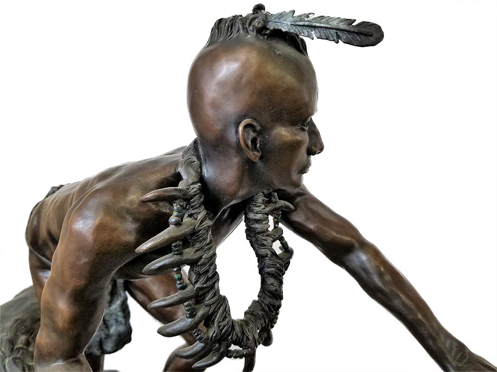 JR Eason bronze sculpture 'Mixed Blood' JR Eason bronze sculpture 'Mixed Blood'