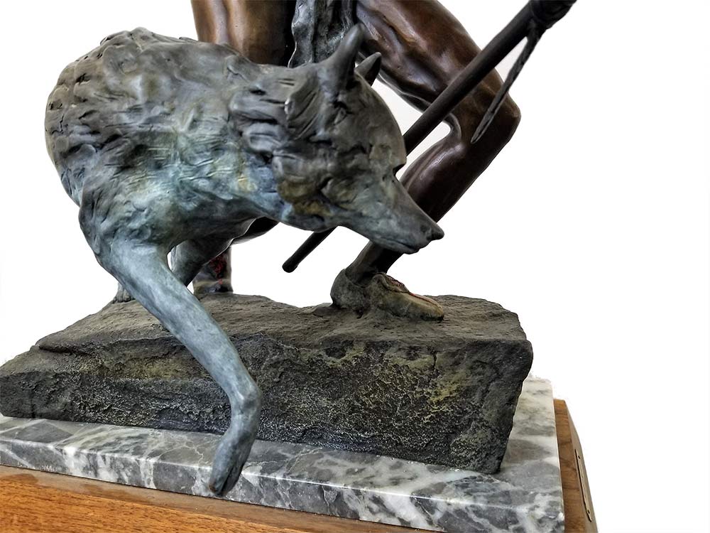 JR Eason bronze sculpture 'Mixed Blood' JR Eason bronze sculpture 'Mixed Blood'