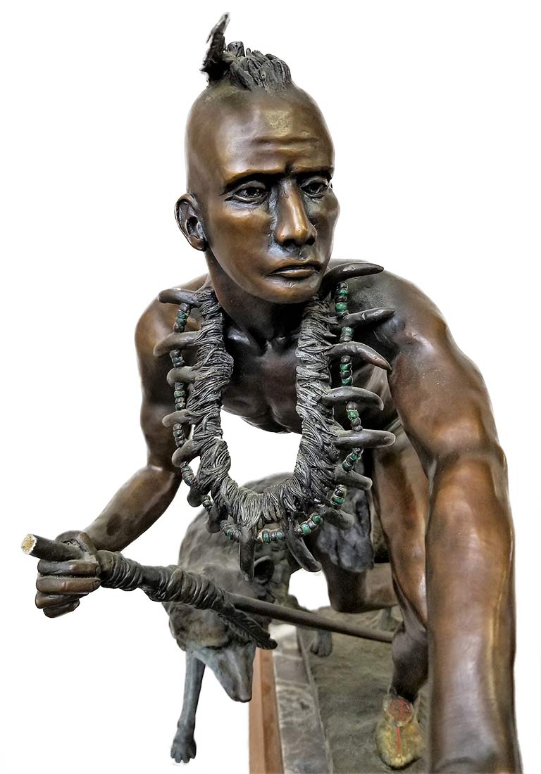 JR Eason bronze sculpture 'Mixed Blood' JR Eason bronze sculpture 'Mixed Blood'