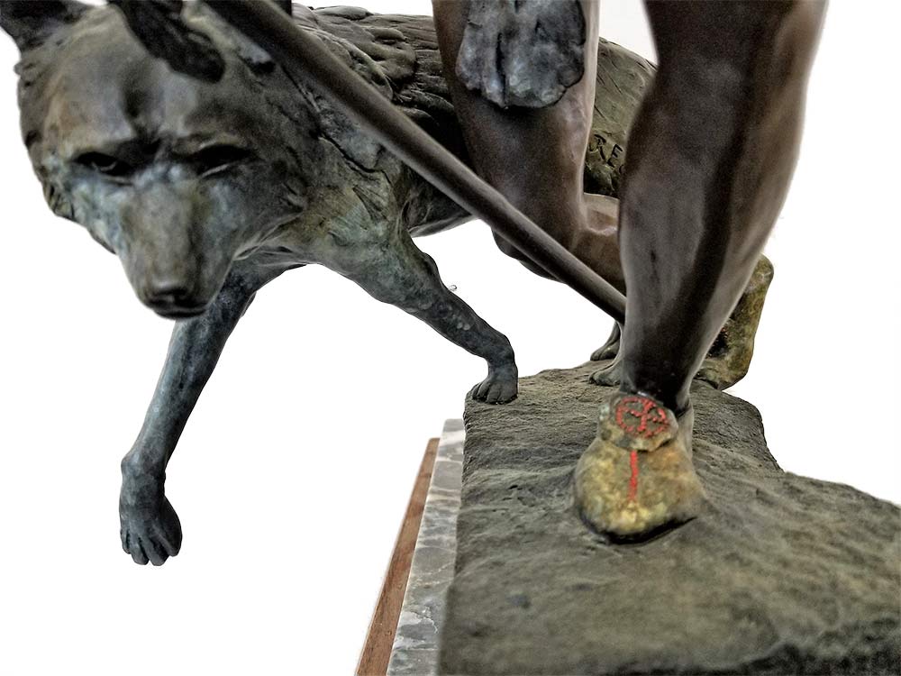 JR Eason bronze sculpture 'Mixed Blood' JR Eason bronze sculpture 'Mixed Blood'