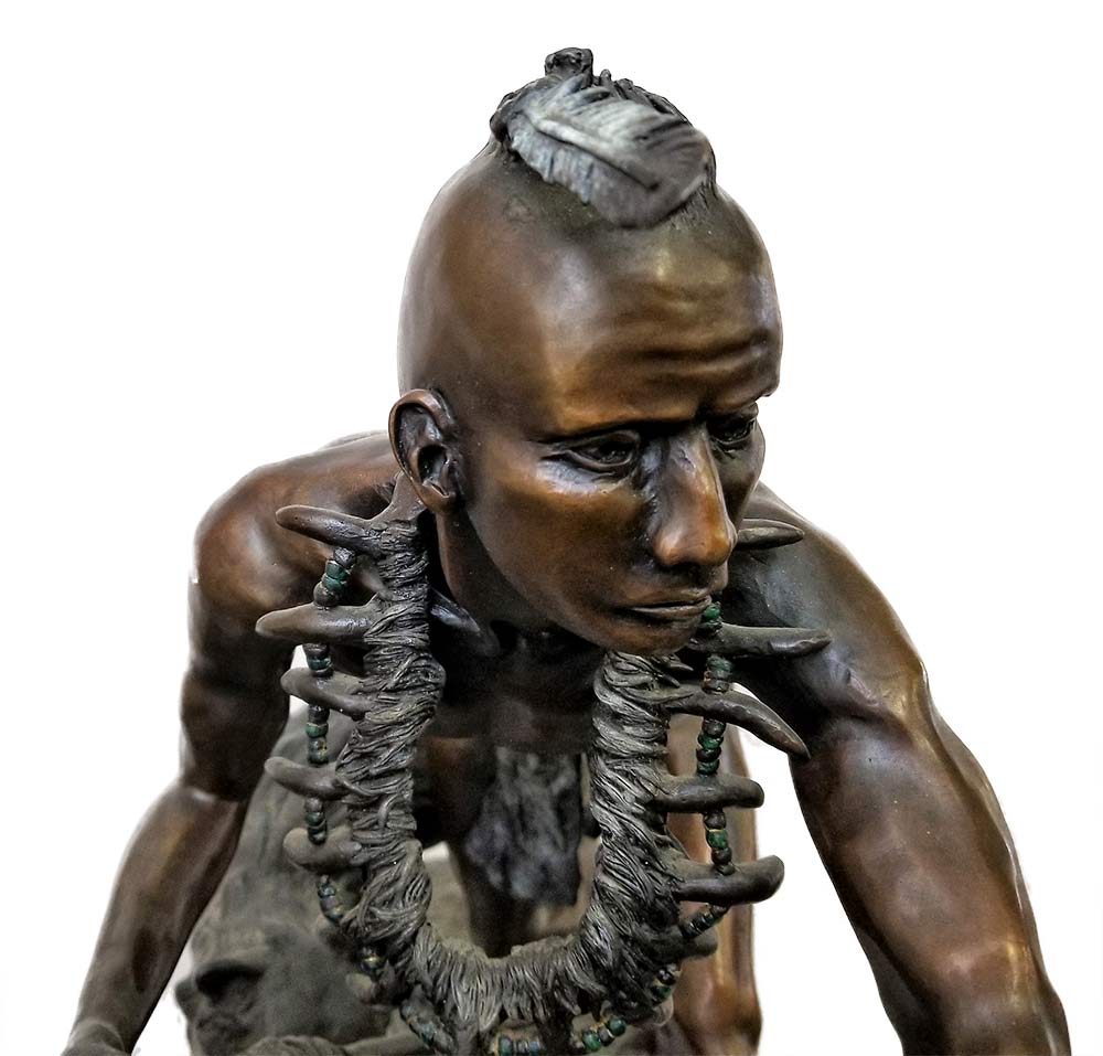 JR Eason bronze sculpture 'Mixed Blood' JR Eason bronze sculpture 'Mixed Blood'