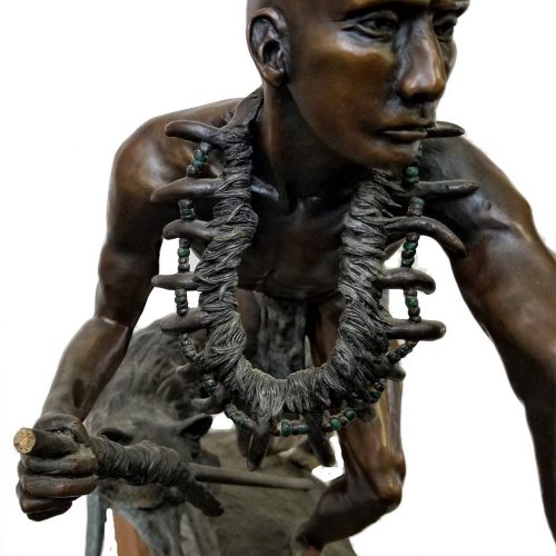 JR Eason bronze sculpture 'Mixed Blood'