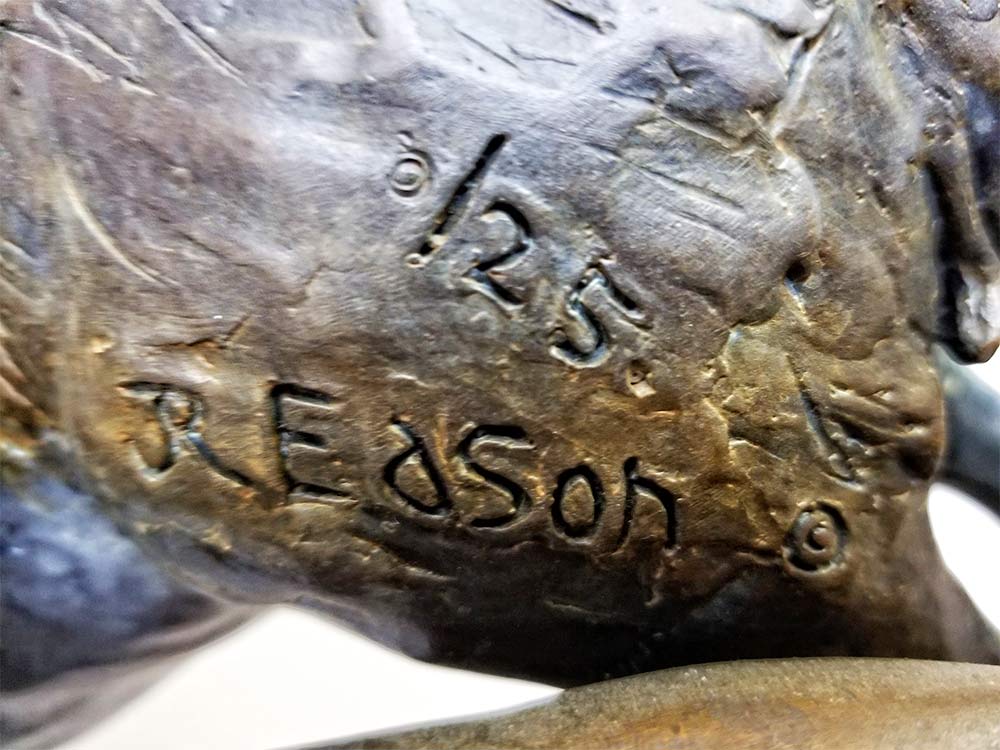 JR Eason bronze sculpture 'Mixed Blood' JR Eason bronze sculpture 'Mixed Blood'