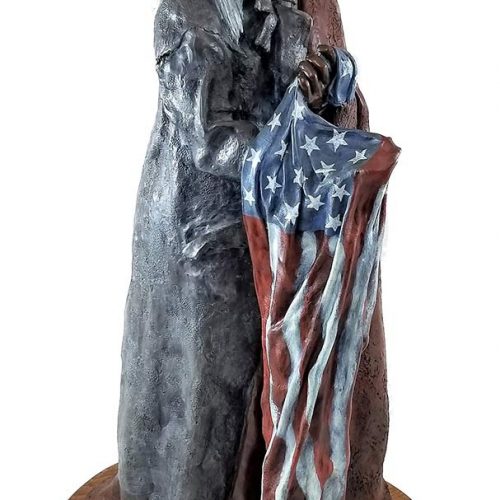 JR Eason bronze sculpture 'Protect, Honor, and Serve'