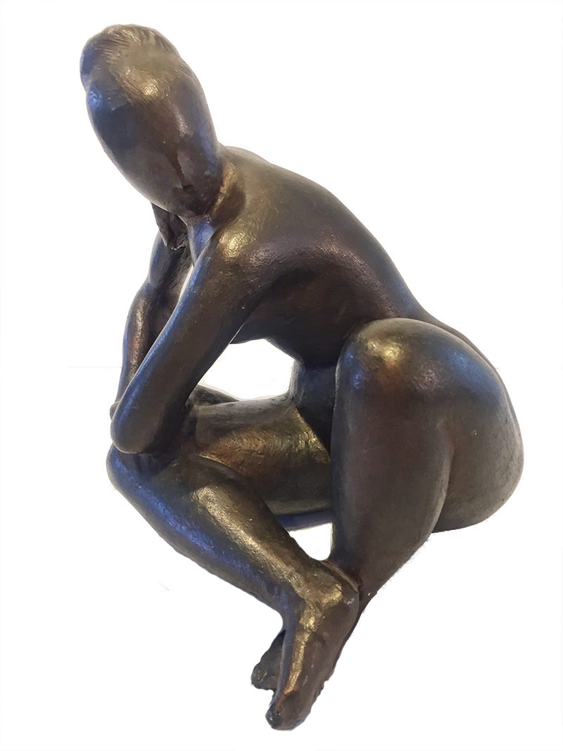 oronzio-maldarelli-biancaII Oronzio Maldarelli "Bianca II" bronze study sculpture available for sale at Sculpture Collector