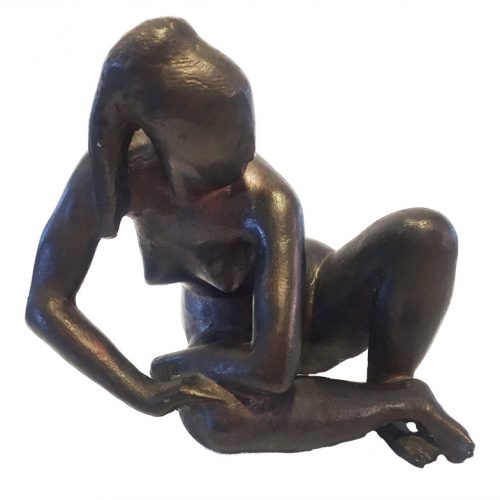 Oronzio Maldarelli "Bianca II" bronze study sculpture available for sale at Sculpture Collector