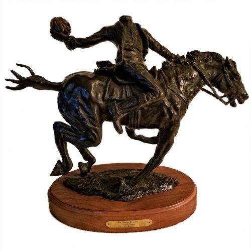 Richard Masloski created The Headless Horseman of Sleepy Hollow a famous and rare bronze Sculpture available now at Sculpture Collector