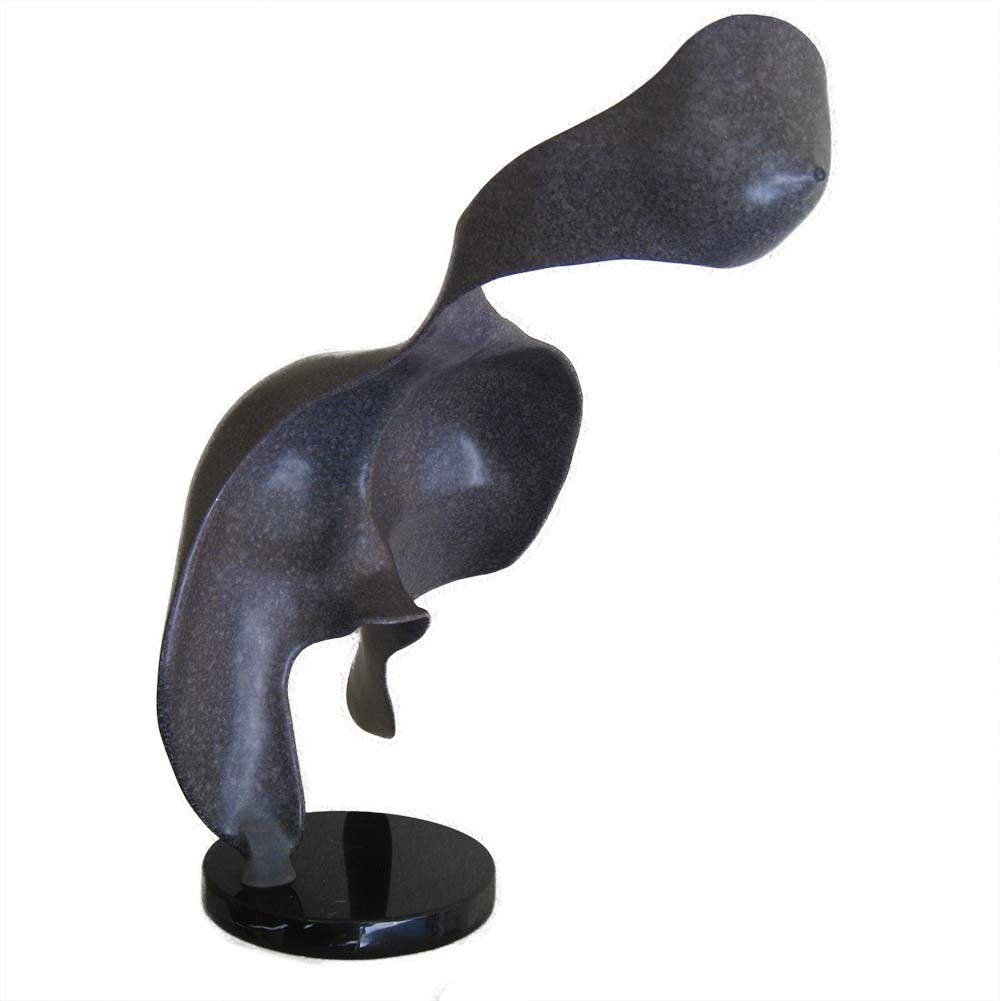 sig-detonancour-flight Sig deTonancour Flight smooth figurative abstract bronze sculpture available at Sculpture Collector a place where sculpture of most all types is bought and sold the world over