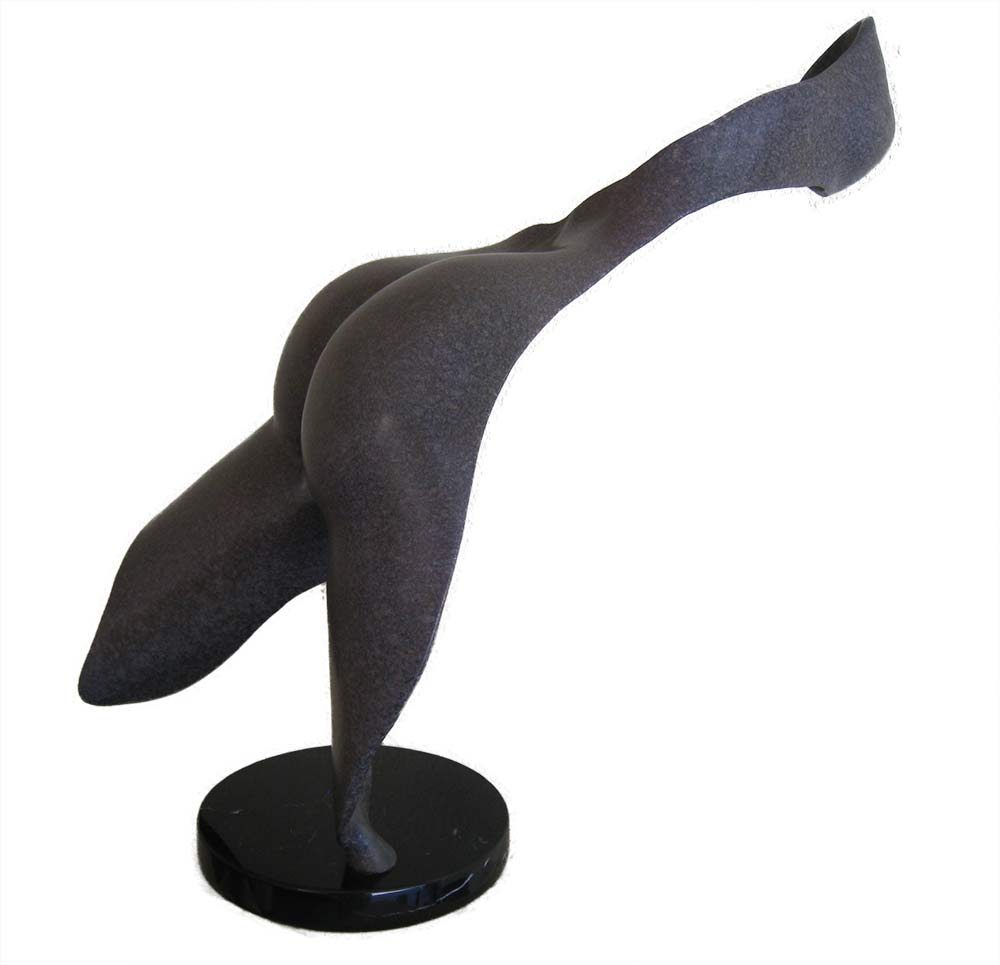 sig-detonancour-flight Sig deTonancour Flight smooth figurative abstract bronze sculpture available at Sculpture Collector a place where sculpture of most all types is bought and sold the world over