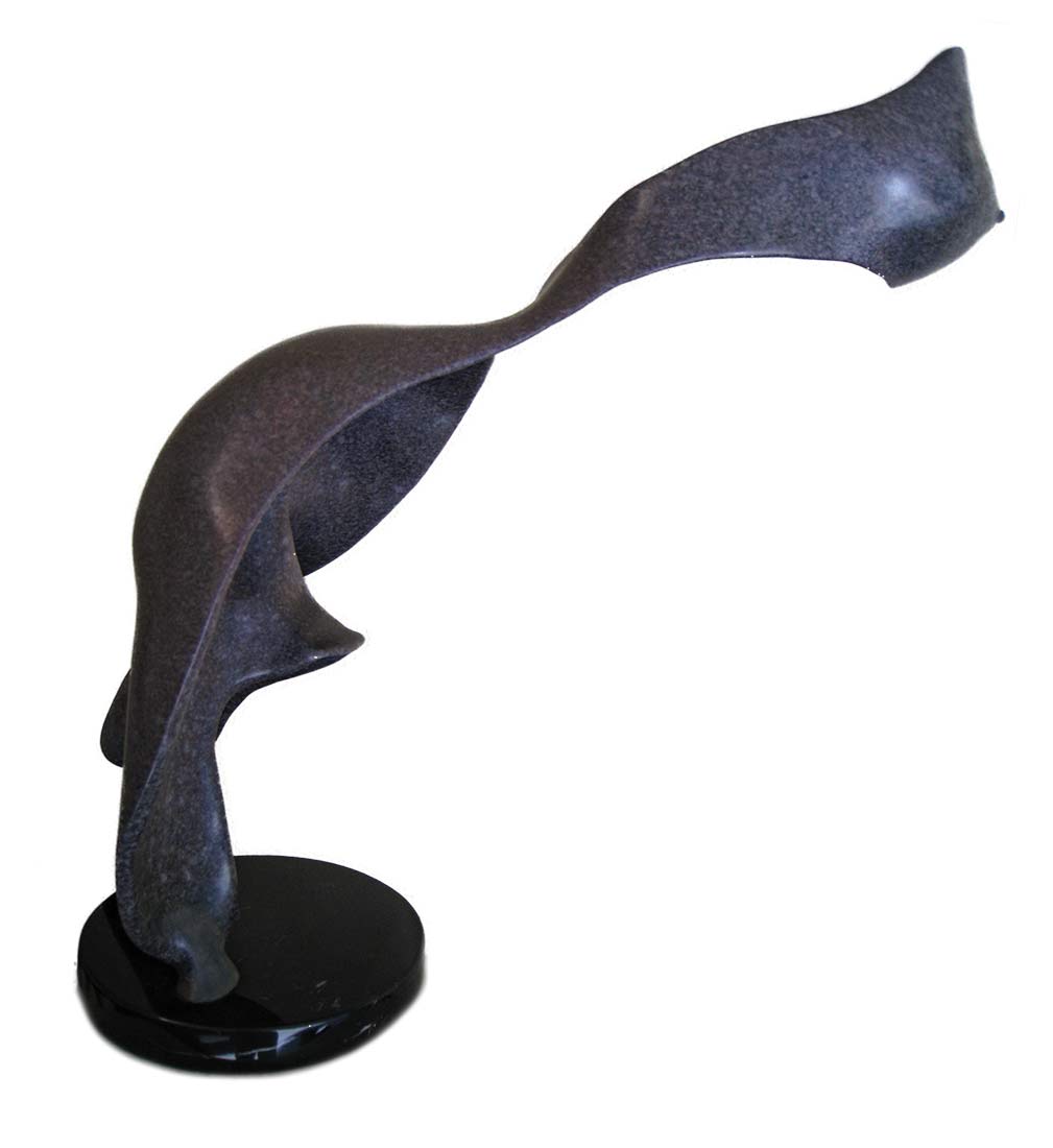 sig-detonancour-flight Sig deTonancour Flight smooth figurative abstract bronze sculpture available at Sculpture Collector a place where sculpture of most all types is bought and sold the world over