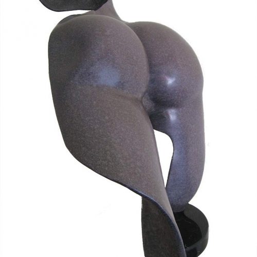 Sig deTonancour Flight smooth figurative abstract bronze sculpture available at Sculpture Collector a place where sculpture of most all types is bought and sold the world over