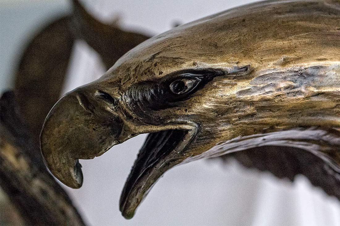 Eagles Flight by bronze artist Carl Wagner available now at Sculpture Collector