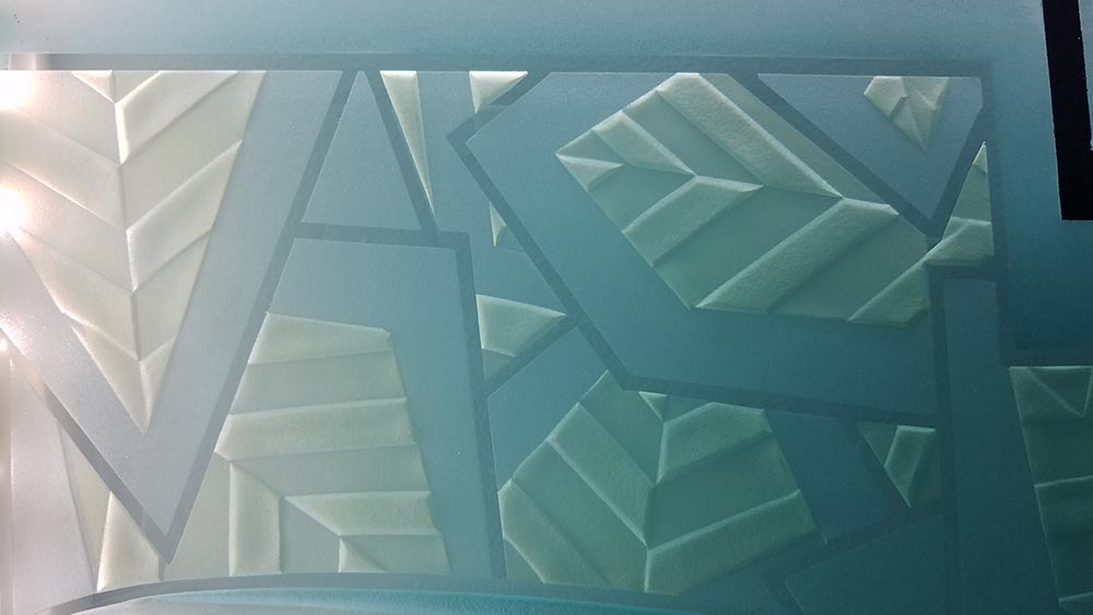 Art Deco Glass floor standing sculpture by Frank Hill Art Deco Glass floor standing sculpture by Frank Hill