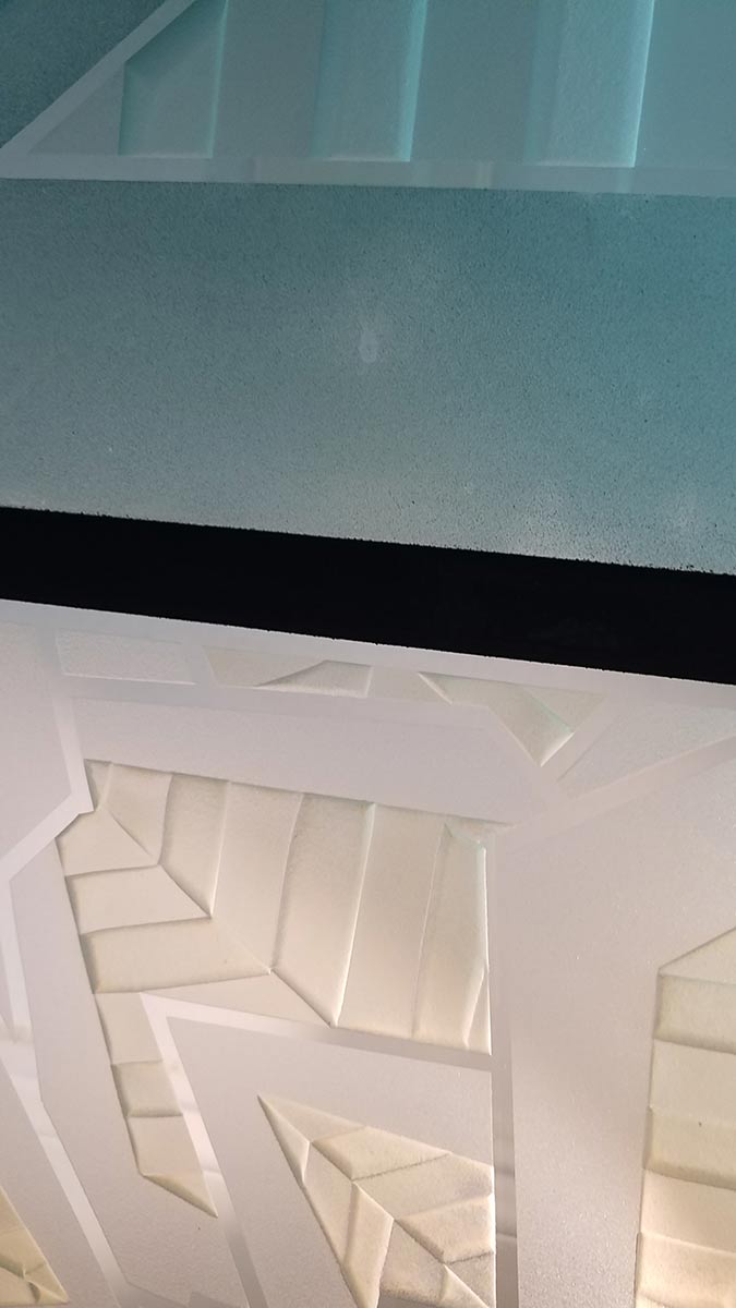 Art Deco Glass floor standing sculpture by Frank Hill Art Deco Glass floor standing sculpture by Frank Hill