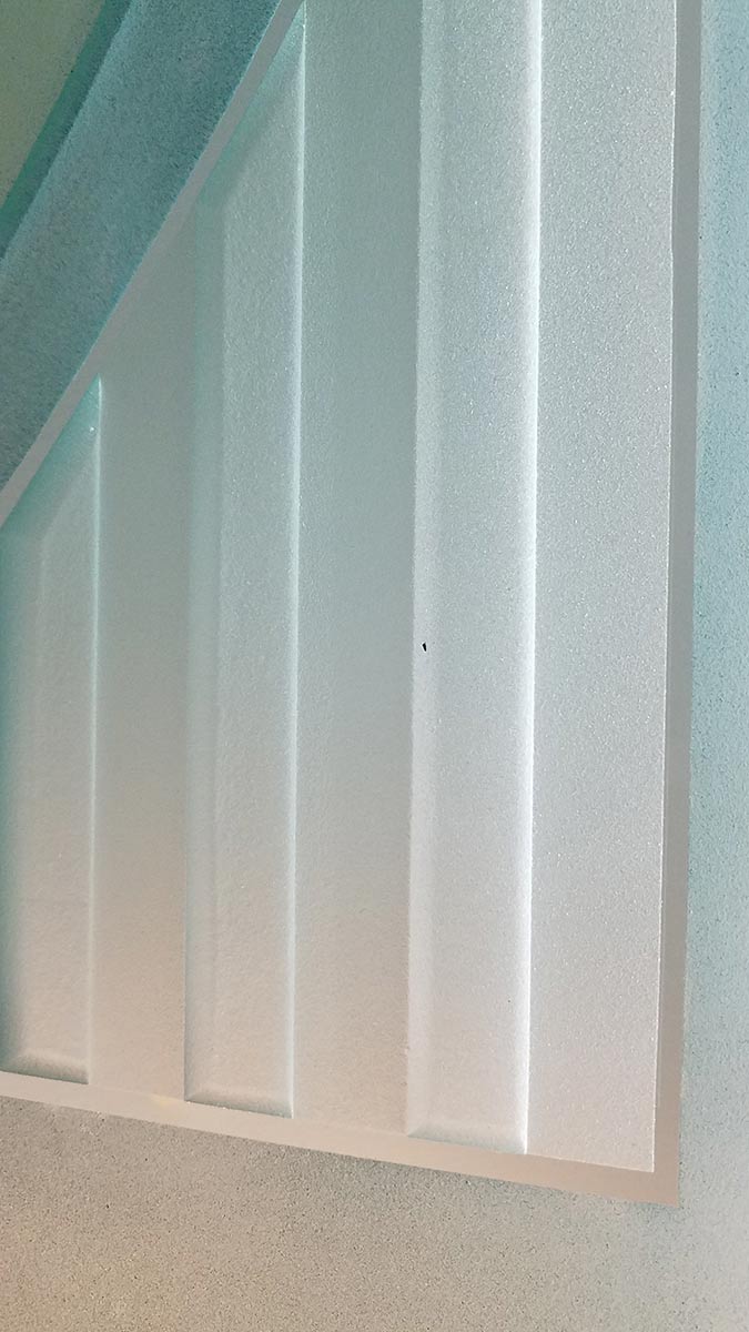 Art Deco Glass floor standing sculpture by Frank Hill Art Deco Glass floor standing sculpture by Frank Hill