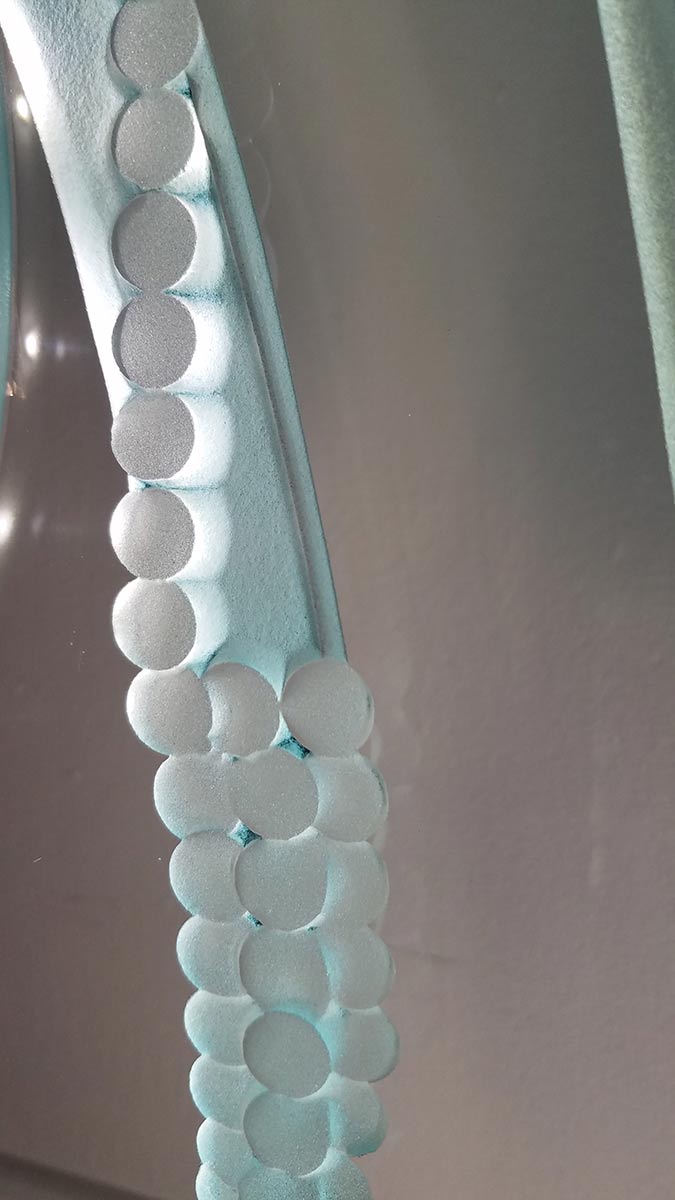 Art Deco Glass floor standing sculpture by Frank Hill Art Deco Glass floor standing sculpture by Frank Hill