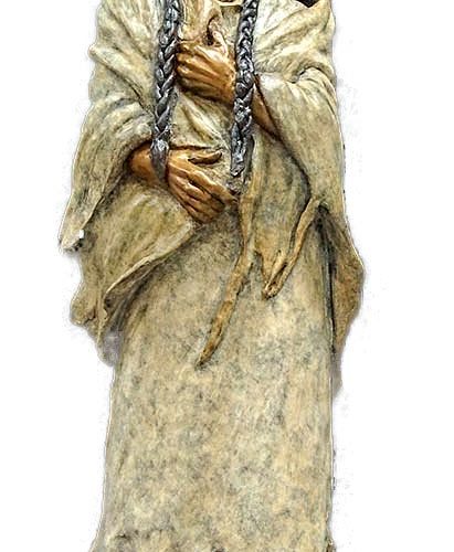 Sacagewa a Native American legend as done by Marie Barbera famous bronze sculptor