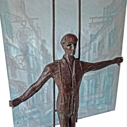 Dean Meeker, 'Le Vitrier' limited edition bronze sculpture