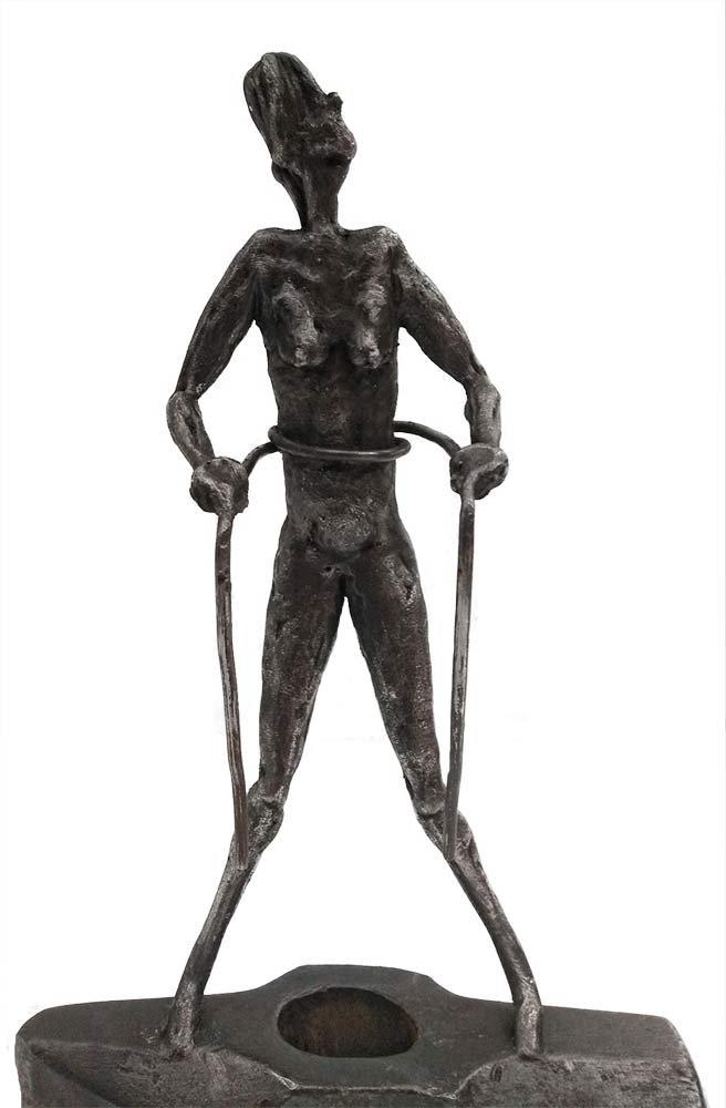 Life - a unique welded steel sculpture by Norwegian artist Knut Kvannli Life - a unique welded steel sculpture by Norwegian artist Knut Kvannli