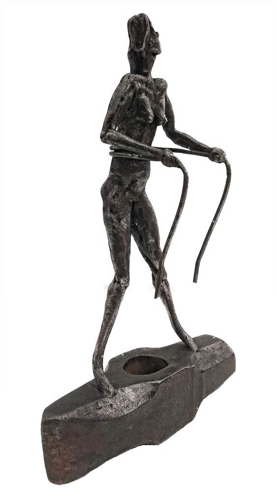 Life - a unique welded steel sculpture by Norwegian artist Knut Kvannli Life - a unique welded steel sculpture by Norwegian artist Knut Kvannli