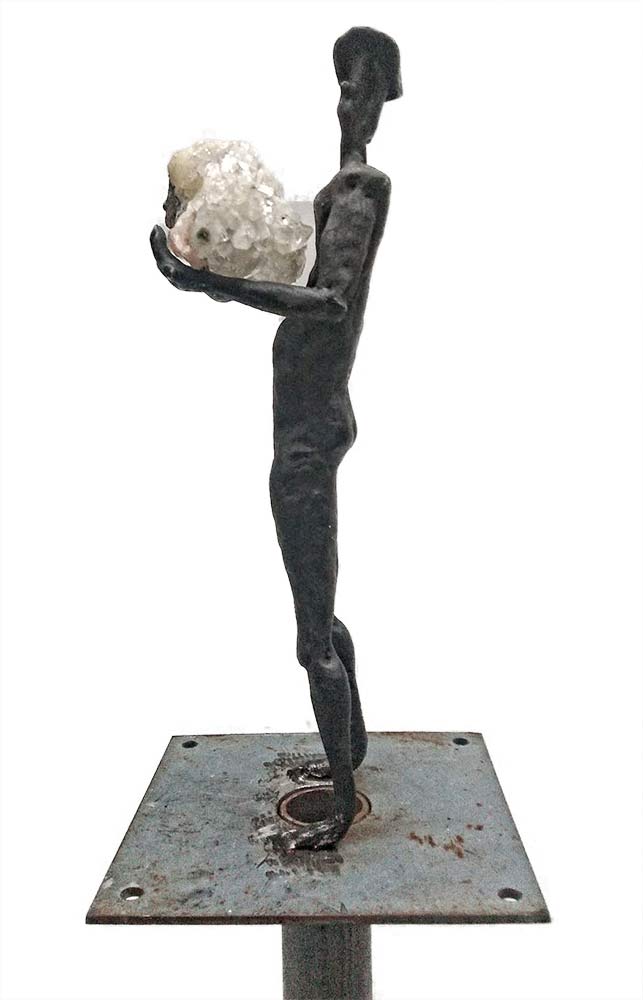 Power - a unique welded steel sculpture meanty for the wall by Norwegian artist Knut Kvannli Power - a unique welded steel sculpture meanty for the wall by Norwegian artist Knut Kvannli