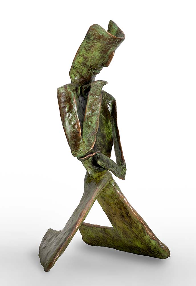 'Skepsis' a bronze limited edition sculpture by Nikolas 'Skepsis' a bronze limited edition sculpture by Nikolas