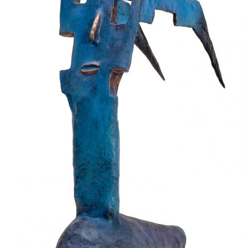 'Taxidi' a bronze limited edition sculpture by Nikolas.