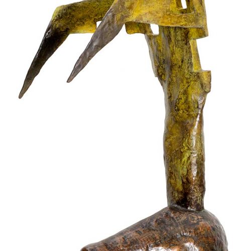 'Taxidi' a bronze limited edition sculpture by Nikolas.
