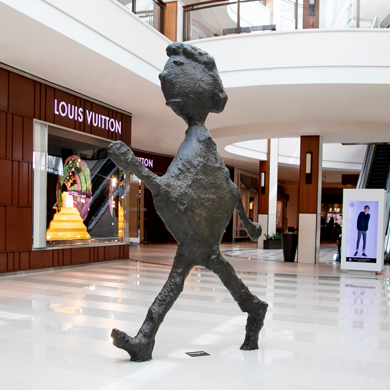 Donald Baechler Walking Figure