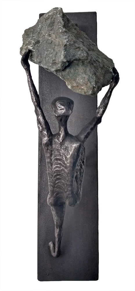 Knut Kvannli formed iron sculpture Will Knut Kvannli formed iron sculpture Will