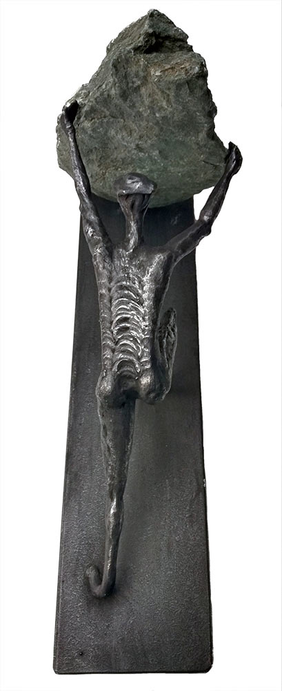 Knut Kvannli formed iron sculpture Will Knut Kvannli formed iron sculpture Will