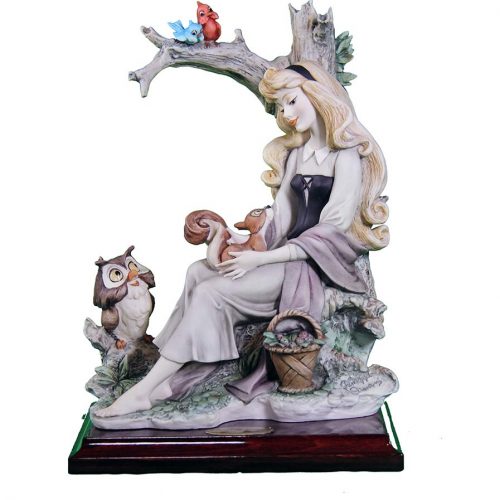 Sleeping Beauty sculpture in porcelain for Disney by Giuseppe Armani