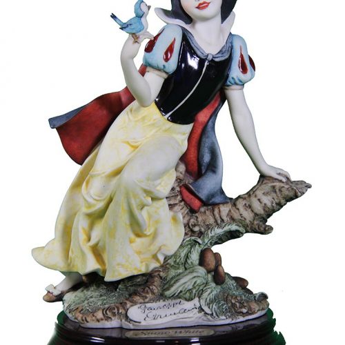 Snow White sculpture in porcelain for Disney by Giuseppe Armani
