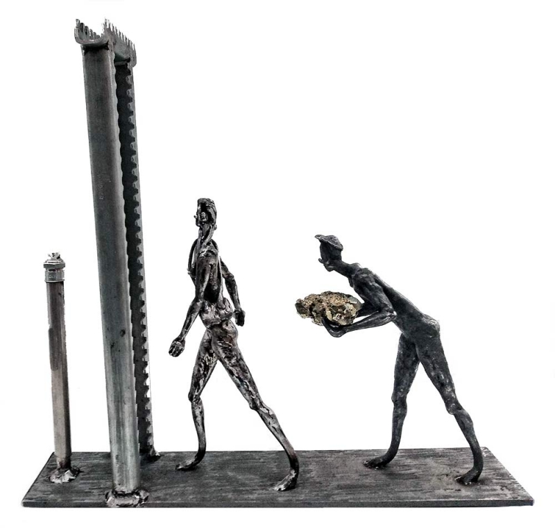 Hope a unique welded steel sculpture by Knut Kvannli is now availalbe from Sculpture Collector where creative sculpture is bought and sold worldwide Hope a unique welded steel sculpture by Knut Kvannli