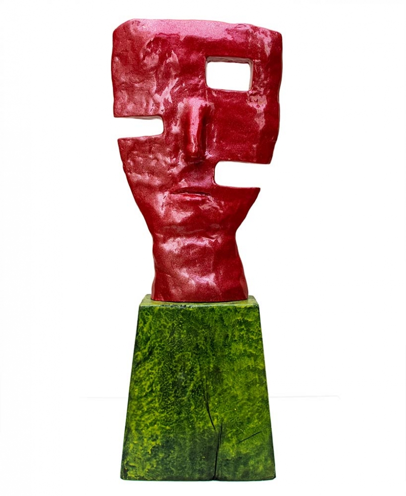 'Cyclop' a bronze limited edition sculpture figurine of the protocycladic by Nikolas.
A Primary Market Sculpture that is sold directly from Nikolas with assistance and through SculptureCollector.com 'Cyclop' a bronze limited edition sculpture by Nikolas